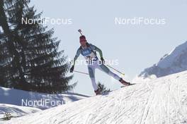 15.02.2017, Hochfilzen, Austria (AUT): Teja Gregorin (SLO) - IBU world championships biathlon, individual women, Hochfilzen (AUT). www.nordicfocus.com. © NordicFocus. Every downloaded picture is fee-liable.