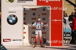 15.02.2017, Hochfilzen, Austria (AUT): Krystyna Guzik (POL) - IBU world championships biathlon, individual women, Hochfilzen (AUT). www.nordicfocus.com. © NordicFocus. Every downloaded picture is fee-liable.