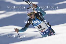 15.02.2017, Hochfilzen, Austria (AUT): Celia Aymonier (FRA) - IBU world championships biathlon, individual women, Hochfilzen (AUT). www.nordicfocus.com. © NordicFocus. Every downloaded picture is fee-liable.