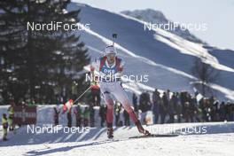 15.02.2017, Hochfilzen, Austria (AUT): Monika Hojnisz (POL) - IBU world championships biathlon, individual women, Hochfilzen (AUT). www.nordicfocus.com. © NordicFocus. Every downloaded picture is fee-liable.