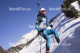 15.02.2017, Hochfilzen, Austria (AUT): Marie Dorin Habert (FRA) - IBU world championships biathlon, individual women, Hochfilzen (AUT). www.nordicfocus.com. © NordicFocus. Every downloaded picture is fee-liable.
