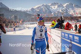 19.02.2017, Hochfilzen, Austria (AUT): Alexia Runggaldier (ITA) - IBU world championships biathlon, mass women, Hochfilzen (AUT). www.nordicfocus.com. © NordicFocus. Every downloaded picture is fee-liable.