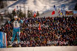 19.02.2017, Hochfilzen, Austria (AUT): Celia Aymonier (FRA) - IBU world championships biathlon, mass women, Hochfilzen (AUT). www.nordicfocus.com. © NordicFocus. Every downloaded picture is fee-liable.