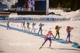 19.02.2017, Hochfilzen, Austria (AUT): Susan Dunklee (USA) - IBU world championships biathlon, mass women, Hochfilzen (AUT). www.nordicfocus.com. © NordicFocus. Every downloaded picture is fee-liable.