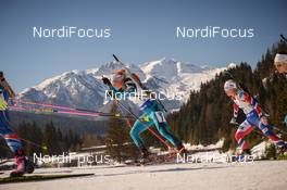 19.02.2017, Hochfilzen, Austria (AUT): Marie Dorin Habert (FRA) - IBU world championships biathlon, mass women, Hochfilzen (AUT). www.nordicfocus.com. © NordicFocus. Every downloaded picture is fee-liable.
