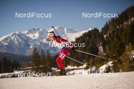 19.02.2017, Hochfilzen, Austria (AUT): Darya Domracheva (BLR) - IBU world championships biathlon, mass women, Hochfilzen (AUT). www.nordicfocus.com. © NordicFocus. Every downloaded picture is fee-liable.