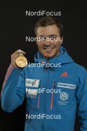 18.02.2017, Hochfilzen, Austria (AUT): Anton Babikov (RUS) - IBU world championships biathlon, medals, Hochfilzen (AUT). www.nordicfocus.com. © NordicFocus. Every downloaded picture is fee-liable.