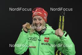 17.02.2017, Hochfilzen, Austria (AUT): Maren Hammerschmidt (GER) - IBU world championships biathlon, medals, Hochfilzen (AUT). www.nordicfocus.com. © NordicFocus. Every downloaded picture is fee-liable.