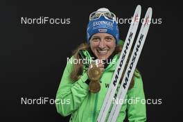 17.02.2017, Hochfilzen, Austria (AUT): Vanessa Hinz (GER) - IBU world championships biathlon, medals, Hochfilzen (AUT). www.nordicfocus.com. © NordicFocus. Every downloaded picture is fee-liable.