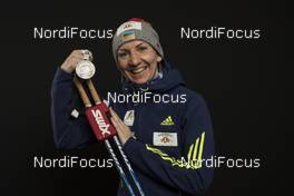 17.02.2017, Hochfilzen, Austria (AUT): Olena Pidhrushna (UKR) - IBU world championships biathlon, medals, Hochfilzen (AUT). www.nordicfocus.com. © NordicFocus. Every downloaded picture is fee-liable.