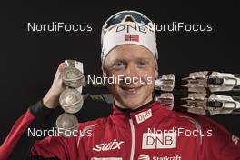 19.02.2017, Hochfilzen, Austria (AUT): Johannes Thingnes Boe (NOR) - IBU world championships biathlon, medals, Hochfilzen (AUT). www.nordicfocus.com. © NordicFocus. Every downloaded picture is fee-liable.
