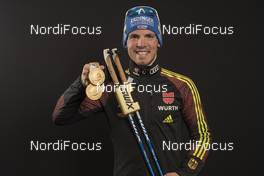 19.02.2017, Hochfilzen, Austria (AUT): Simon Schempp (GER) - IBU world championships biathlon, medals, Hochfilzen (AUT). www.nordicfocus.com. © NordicFocus. Every downloaded picture is fee-liable.