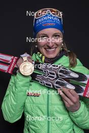 09.02.2017, Hochfilzen, Austria (AUT): Vanessa Hinz (GER) - IBU world championships biathlon, medals, Hochfilzen (AUT). www.nordicfocus.com. © NordicFocus. Every downloaded picture is fee-liable.