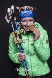 09.02.2017, Hochfilzen, Austria (AUT): Vanessa Hinz (GER) - IBU world championships biathlon, medals, Hochfilzen (AUT). www.nordicfocus.com. © NordicFocus. Every downloaded picture is fee-liable.