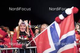 12.02.2017, Hochfilzen, Austria (AUT): Norwegian Fans - IBU world championships biathlon, medals, Hochfilzen (AUT). www.nordicfocus.com. © NordicFocus. Every downloaded picture is fee-liable.