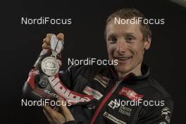 16.02.2017, Hochfilzen, Austria (AUT): Ondrej Moravec (CZE) - IBU world championships biathlon, medals, Hochfilzen (AUT). www.nordicfocus.com. © NordicFocus. Every downloaded picture is fee-liable.