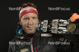 18.02.2017, Hochfilzen, Austria (AUT): Simon Eder (AUT) - IBU world championships biathlon, medals, Hochfilzen (AUT). www.nordicfocus.com. © NordicFocus. Every downloaded picture is fee-liable.