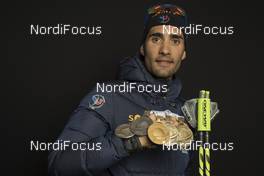 18.02.2017, Hochfilzen, Austria (AUT): Martin Fourcade (FRA) - IBU world championships biathlon, medals, Hochfilzen (AUT). www.nordicfocus.com. © NordicFocus. Every downloaded picture is fee-liable.