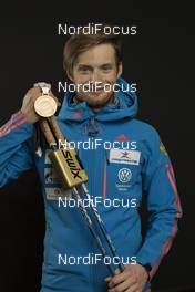 18.02.2017, Hochfilzen, Austria (AUT): Maxim Tsvetkov (RUS) - IBU world championships biathlon, medals, Hochfilzen (AUT). www.nordicfocus.com. © NordicFocus. Every downloaded picture is fee-liable.
