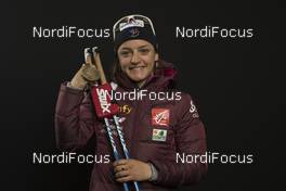 17.02.2017, Hochfilzen, Austria (AUT): Celia Aymonier (FRA) - IBU world championships biathlon, medals, Hochfilzen (AUT). www.nordicfocus.com. © NordicFocus. Every downloaded picture is fee-liable.