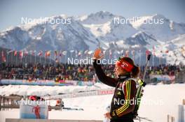 19.02.2017, Hochfilzen, Austria (AUT): Laura Dahlmeier (GER) - IBU world championships biathlon, medals, Hochfilzen (AUT). www.nordicfocus.com. © NordicFocus. Every downloaded picture is fee-liable.