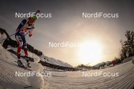 12.02.2017, Hochfilzen, Austria (AUT): Ole Einar Bjoerndalen (NOR) - IBU world championships biathlon, pursuit men, Hochfilzen (AUT). www.nordicfocus.com. © NordicFocus. Every downloaded picture is fee-liable.
