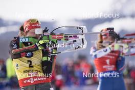 12.02.2017, Hochfilzen, Austria (AUT): Laura Dahlmeier (GER) - IBU world championships biathlon, pursuit women, Hochfilzen (AUT). www.nordicfocus.com. © NordicFocus. Every downloaded picture is fee-liable.