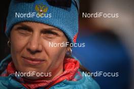 12.02.2017, Hochfilzen, Austria (AUT): Irina Starykh (RUS) - IBU world championships biathlon, pursuit women, Hochfilzen (AUT). www.nordicfocus.com. © NordicFocus. Every downloaded picture is fee-liable.