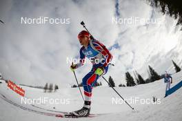 18.02.2017, Hochfilzen, Austria (AUT): Scott Dixon (GBR) - IBU world championships biathlon, relay men, Hochfilzen (AUT). www.nordicfocus.com. © NordicFocus. Every downloaded picture is fee-liable.