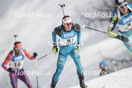 18.02.2017, Hochfilzen, Austria (AUT): Quentin Fillon Maillet (FRA) - IBU world championships biathlon, relay men, Hochfilzen (AUT). www.nordicfocus.com. © NordicFocus. Every downloaded picture is fee-liable.