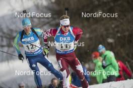 18.02.2017, Hochfilzen, Austria (AUT): Scott Gow (CAN) - IBU world championships biathlon, relay men, Hochfilzen (AUT). www.nordicfocus.com. © NordicFocus. Every downloaded picture is fee-liable.