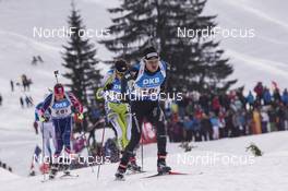 18.02.2017, Hochfilzen, Austria (AUT): Jeremy Finello (SUI) - IBU world championships biathlon, relay men, Hochfilzen (AUT). www.nordicfocus.com. © NordicFocus. Every downloaded picture is fee-liable.