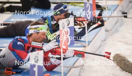 18.02.2017, Hochfilzen, Austria (AUT): Ole Einar Bjoerndalen (NOR) - IBU world championships biathlon, relay men, Hochfilzen (AUT). www.nordicfocus.com. © NordicFocus. Every downloaded picture is fee-liable.