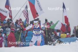 17.02.2017, Hochfilzen, Austria (AUT): Monika Hojnisz (POL) - IBU world championships biathlon, relay women, Hochfilzen (AUT). www.nordicfocus.com. © NordicFocus. Every downloaded picture is fee-liable.