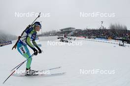 17.02.2017, Hochfilzen, Austria (AUT): Iryna Varvynets (UKR) - IBU world championships biathlon, relay women, Hochfilzen (AUT). www.nordicfocus.com. © NordicFocus. Every downloaded picture is fee-liable.