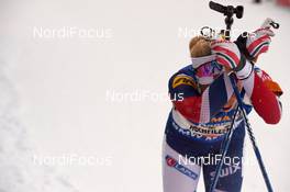 17.02.2017, Hochfilzen, Austria (AUT): Tiril Eckhoff (NOR) - IBU world championships biathlon, relay women, Hochfilzen (AUT). www.nordicfocus.com. © NordicFocus. Every downloaded picture is fee-liable.
