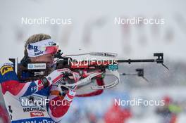 17.02.2017, Hochfilzen, Austria (AUT): Marte Olsbu (NOR) - IBU world championships biathlon, relay women, Hochfilzen (AUT). www.nordicfocus.com. © NordicFocus. Every downloaded picture is fee-liable.
