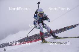 17.02.2017, Hochfilzen, Austria (AUT): Desislava Stoyanova (BUL) - IBU world championships biathlon, relay women, Hochfilzen (AUT). www.nordicfocus.com. © NordicFocus. Every downloaded picture is fee-liable.