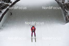 17.02.2017, Hochfilzen, Austria (AUT): Joanne Reid (USA) - IBU world championships biathlon, relay women, Hochfilzen (AUT). www.nordicfocus.com. © NordicFocus. Every downloaded picture is fee-liable.