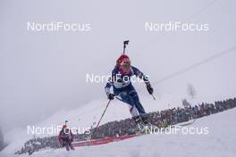 17.02.2017, Hochfilzen, Austria (AUT): Eva Puskarcikova (CZE) - IBU world championships biathlon, relay women, Hochfilzen (AUT). www.nordicfocus.com. © NordicFocus. Every downloaded picture is fee-liable.