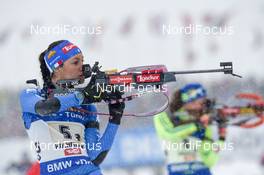 17.02.2017, Hochfilzen, Austria (AUT): Alexia Runggaldier (ITA) - IBU world championships biathlon, relay women, Hochfilzen (AUT). www.nordicfocus.com. © NordicFocus. Every downloaded picture is fee-liable.