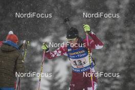 17.02.2017, Hochfilzen, Austria (AUT): Rosanna Crawford (CAN) - IBU world championships biathlon, relay women, Hochfilzen (AUT). www.nordicfocus.com. © NordicFocus. Every downloaded picture is fee-liable.