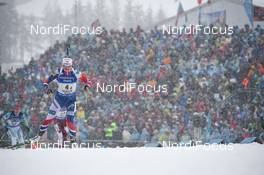 17.02.2017, Hochfilzen, Austria (AUT): Hilde Fenne (NOR) - IBU world championships biathlon, relay women, Hochfilzen (AUT). www.nordicfocus.com. © NordicFocus. Every downloaded picture is fee-liable.