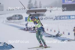 17.02.2017, Hochfilzen, Austria (AUT): Emma Nilsson (SWE) - IBU world championships biathlon, relay women, Hochfilzen (AUT). www.nordicfocus.com. © NordicFocus. Every downloaded picture is fee-liable.