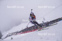 17.02.2017, Hochfilzen, Austria (AUT): Julia Schwaiger (AUT) - IBU world championships biathlon, relay women, Hochfilzen (AUT). www.nordicfocus.com. © NordicFocus. Every downloaded picture is fee-liable.