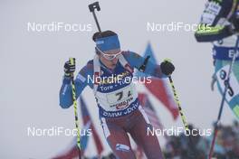 17.02.2017, Hochfilzen, Austria (AUT): Svetlana Sleptsova (RUS) - IBU world championships biathlon, relay women, Hochfilzen (AUT). www.nordicfocus.com. © NordicFocus. Every downloaded picture is fee-liable.