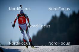 11.02.2017, Hochfilzen, Austria (AUT): Vladimir Iliev (BUL) - IBU world championships biathlon, sprint men, Hochfilzen (AUT). www.nordicfocus.com. © NordicFocus. Every downloaded picture is fee-liable.