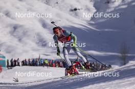 11.02.2017, Hochfilzen, Austria (AUT): Rok Trsan (SLO) - IBU world championships biathlon, sprint men, Hochfilzen (AUT). www.nordicfocus.com. © NordicFocus. Every downloaded picture is fee-liable.