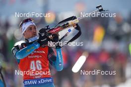 11.02.2017, Hochfilzen, Austria (AUT): Simon Desthieux (FRA) - IBU world championships biathlon, sprint men, Hochfilzen (AUT). www.nordicfocus.com. © NordicFocus. Every downloaded picture is fee-liable.