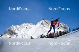 11.02.2017, Hochfilzen, Austria (AUT): Scott Dixon (GBR) - IBU world championships biathlon, sprint men, Hochfilzen (AUT). www.nordicfocus.com. © NordicFocus. Every downloaded picture is fee-liable.